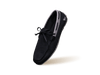 ReLive Knit Boat Loafers in Black for Casual Wear