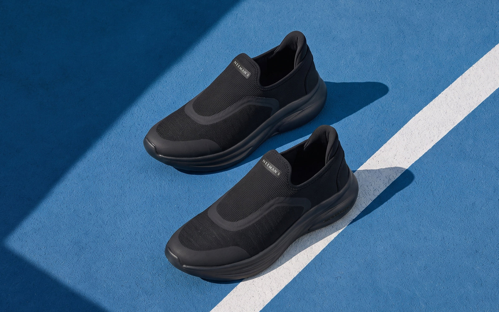 Rapid Breeze Pulsatile Slip Ons for Men : Black