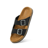 Recreation Two-Strap Sandals For Men : Black
