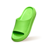 Cushers Slides For Men : Neon Green