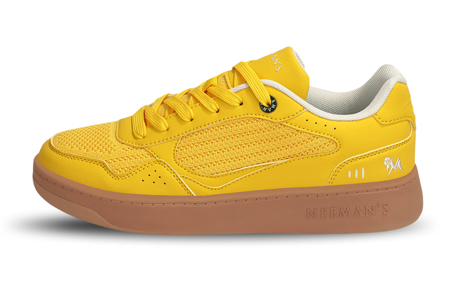 Remix Modish Clay Yellow - Knit Lace-Up Sneaker | Neeman's