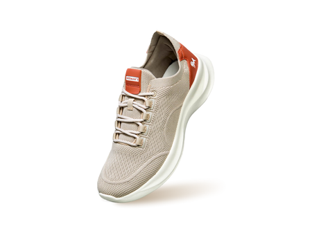 The Knit Strides Sneakers in Ivory for Casual Wear