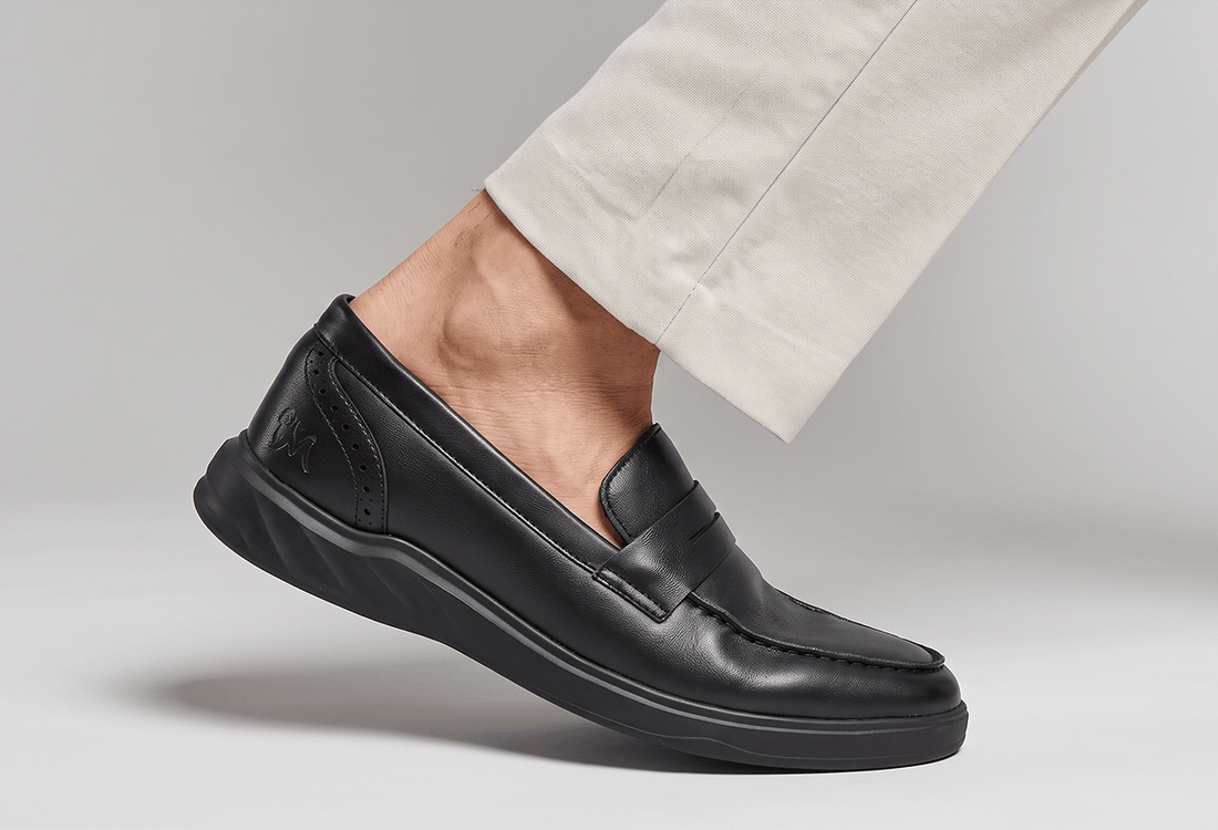 The feel of sneakers in loafers