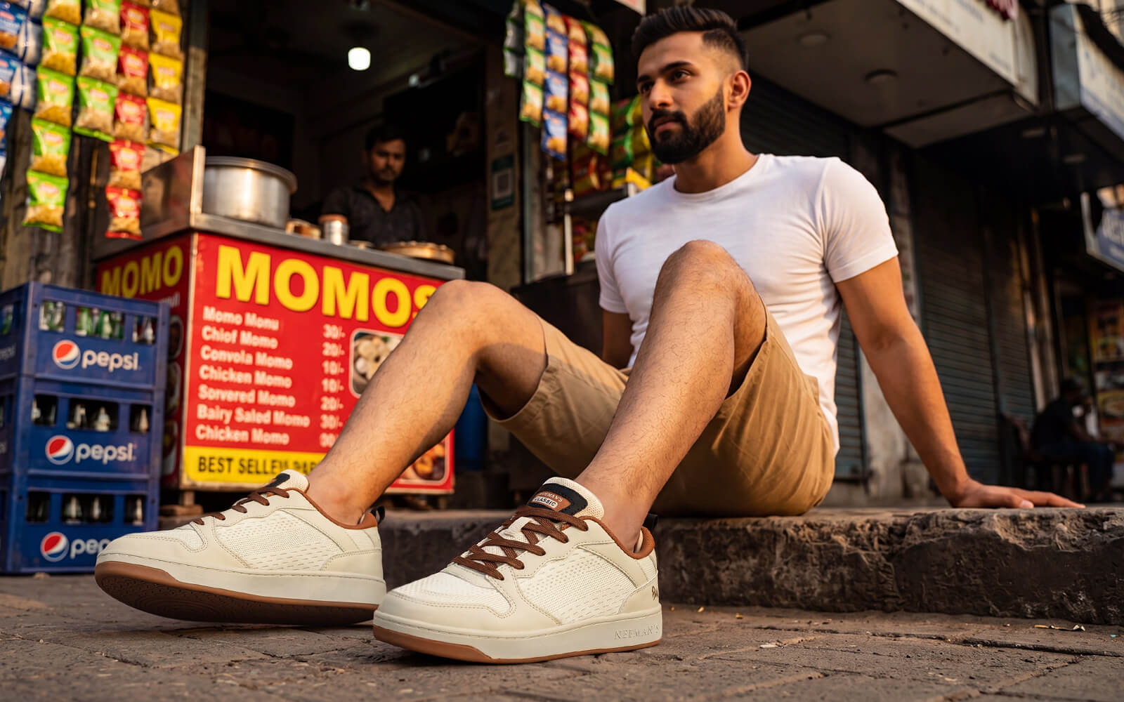 The Street Heart : Ecru Tan