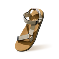 Airy Strap Sandals : Tan-Beige