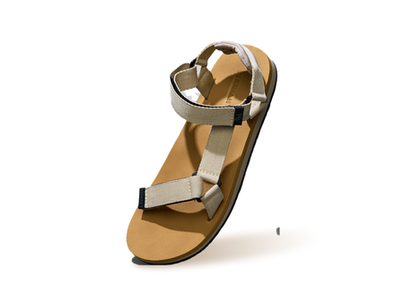 Airy Strap Sandals in Tan-Beige for Daily Use