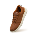 Melange Dress Sneakers : Tan Brown