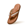 Indo-Western Flips : Tan-Ivory