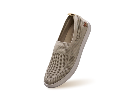 Casual Ease Slip Ons in Taupe for Casual Wear