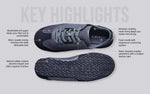 The Urban Knits Sneakers in Grey for Retro Style