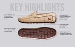 The Weave Loafers in Beige for Casual Wear