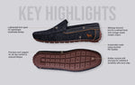 The Weave Loafers in Black for Casual Wear