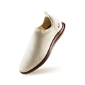 ReLive Knit Slip Ons : Tusk Ivory / Brown Sole