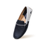 Color Block Loafers : White-Black