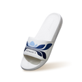 Breather Slides (Men Exclusive) : White-Blue