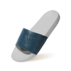 Cushy Slides : White-Blue