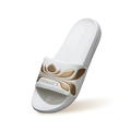 Breather Slides (Women Exclusive) : White-Gold