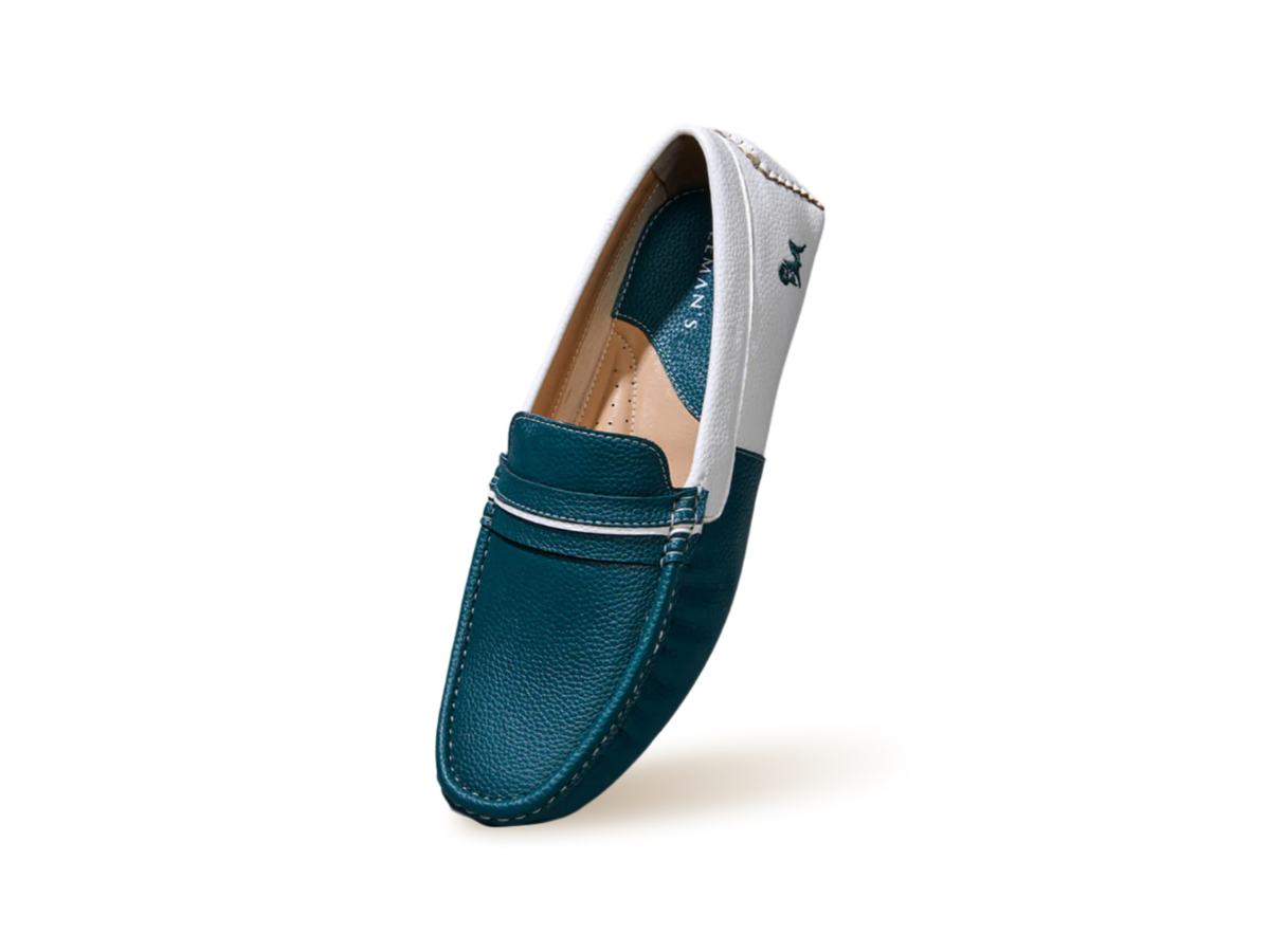 Color Block Loafers