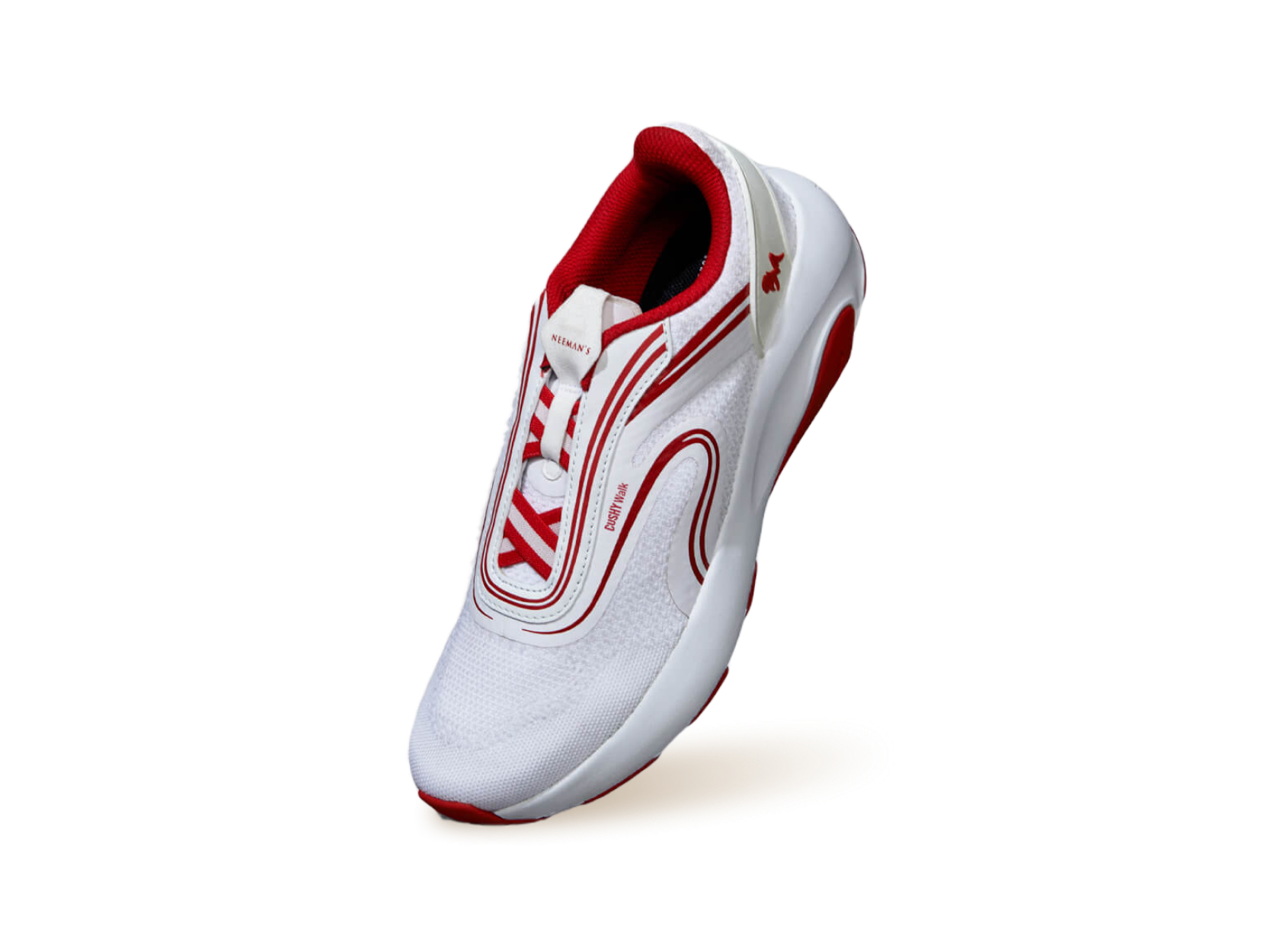 Begin Walk - Unwind Slip On in White-Red for Signature Style