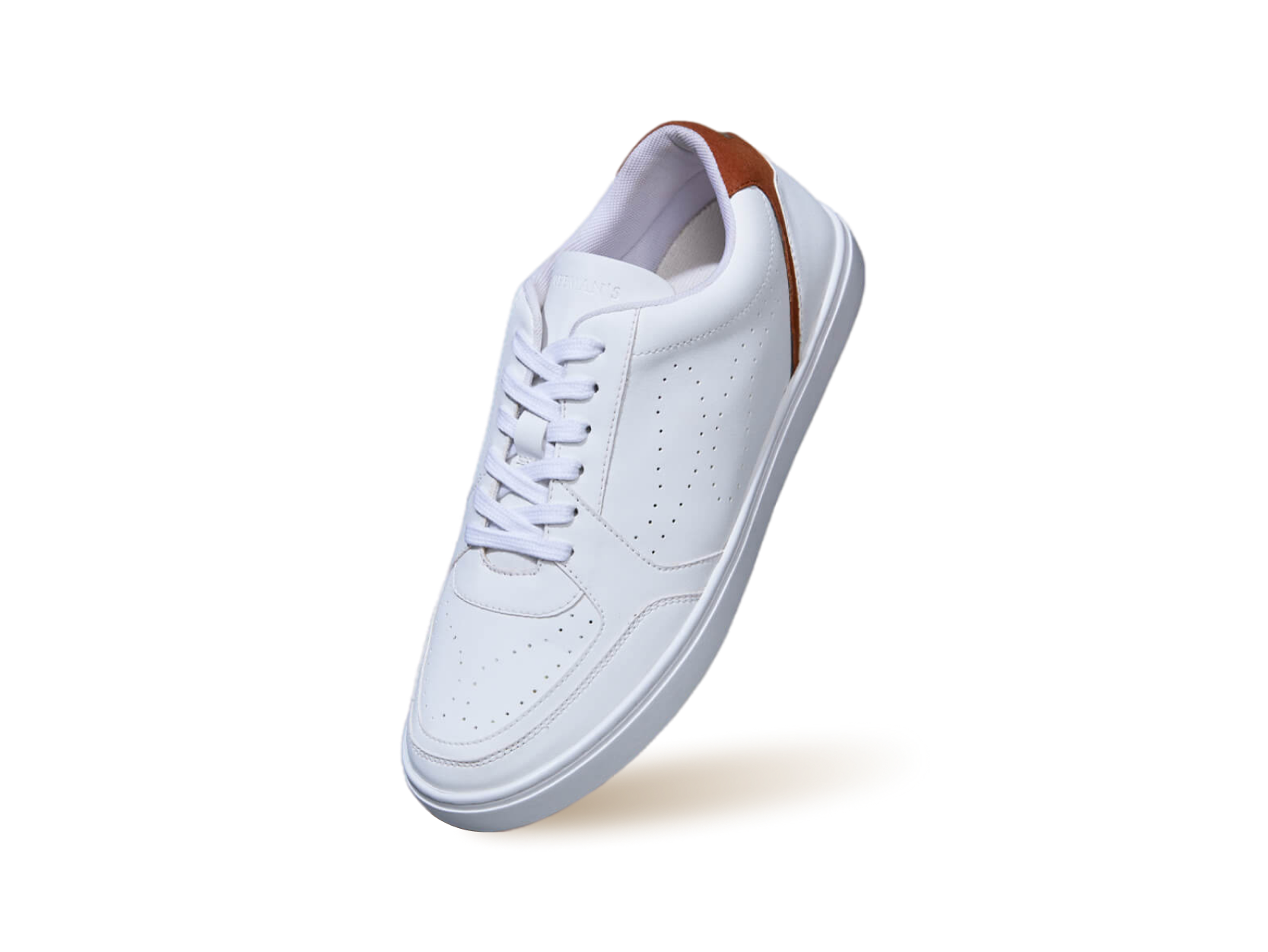 Casual Pop Sneakers in White for Retro Style