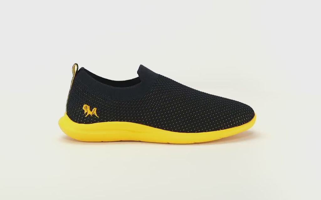 Hale Black / Yellow Sole