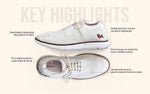 Dress Sneakers in White for Formal Wear